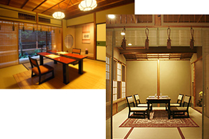 Table Seats (Private Room): 2-14 guestshttp://www.gion-endo.com/seat.html - enseki