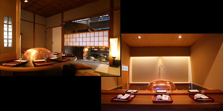 プライベートな座敷天ぷらカウンターで寛ぎながら板前天ぷらの技を…